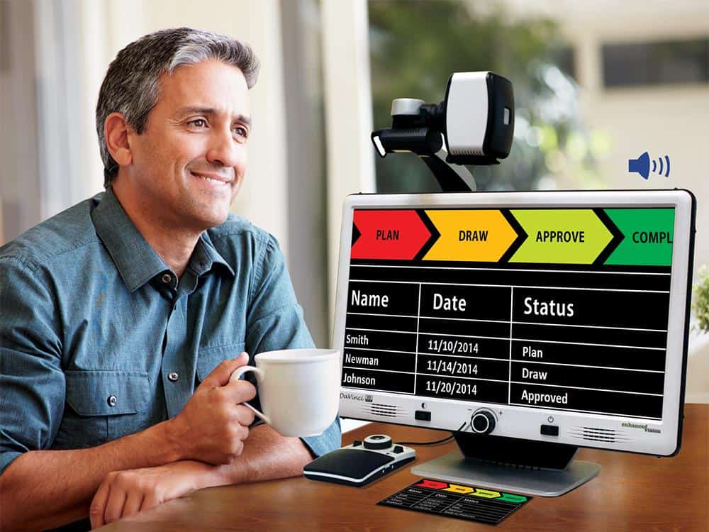 Enhanced Vision DaVinci Pro All-in-One HD Video Magnifier - Full Page Text-to-Speech - primehubstore.shop Vision Enhancers