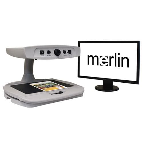 Enhanced Vision Merlin Basic Desktop Magnifier - Color Select Feature - primehubstore.shop Vision Enhancers