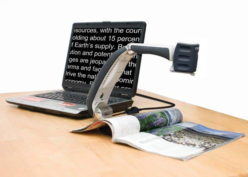 Enhanced Vision Transformer HD High Performance Portable Video Magnifier - Built In Wi-Fi - primehubstore.shop Vision Enhancers