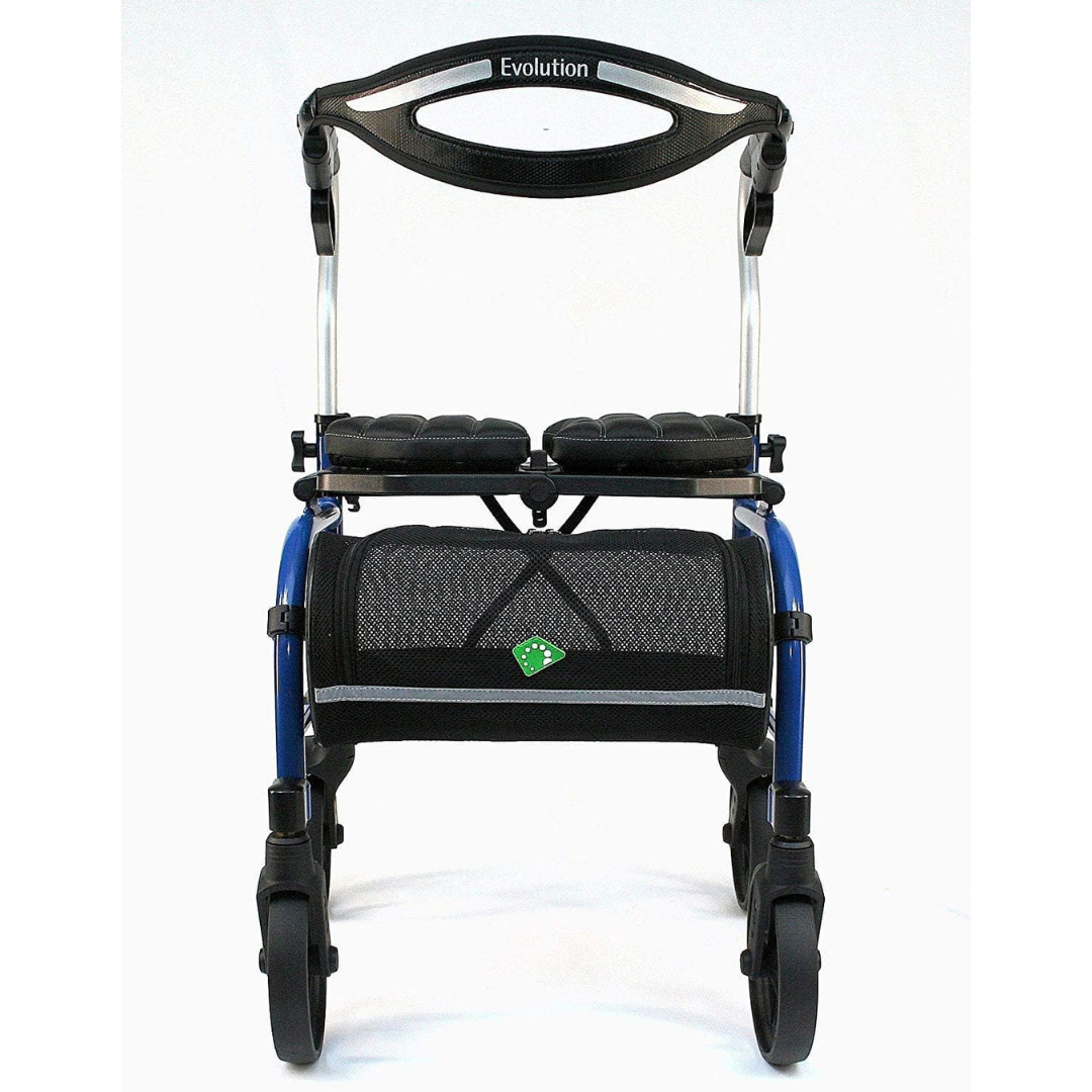 Evolution Trillium Lightweight Folding Rolling Walker Rollator with Large 8" Wheels - primehubstore.shop Rollators