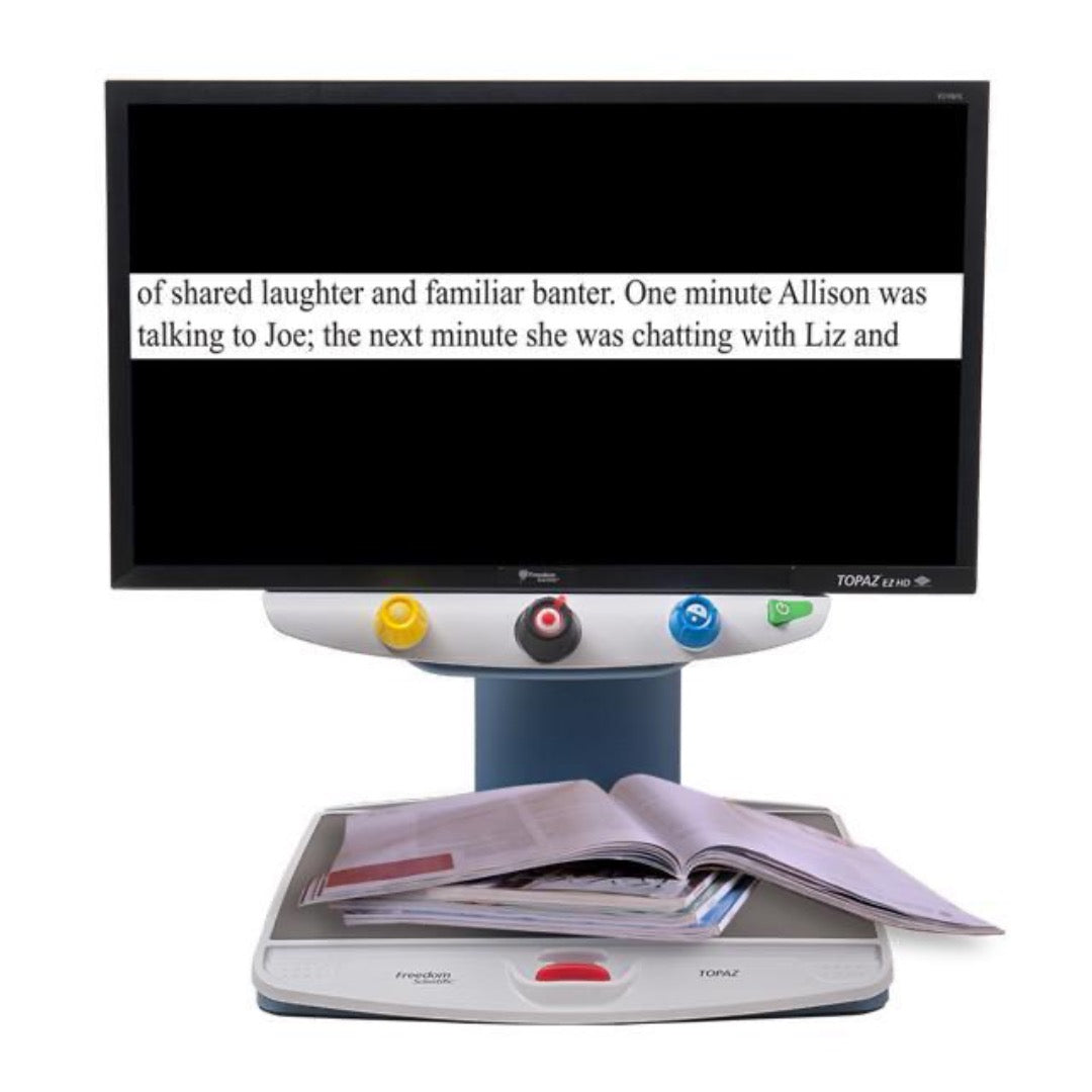 Freedom Scientific Topaz XL HD Desktop Video Magnifier - 1080p Resolution - primehubstore.shop Vision Enhancers