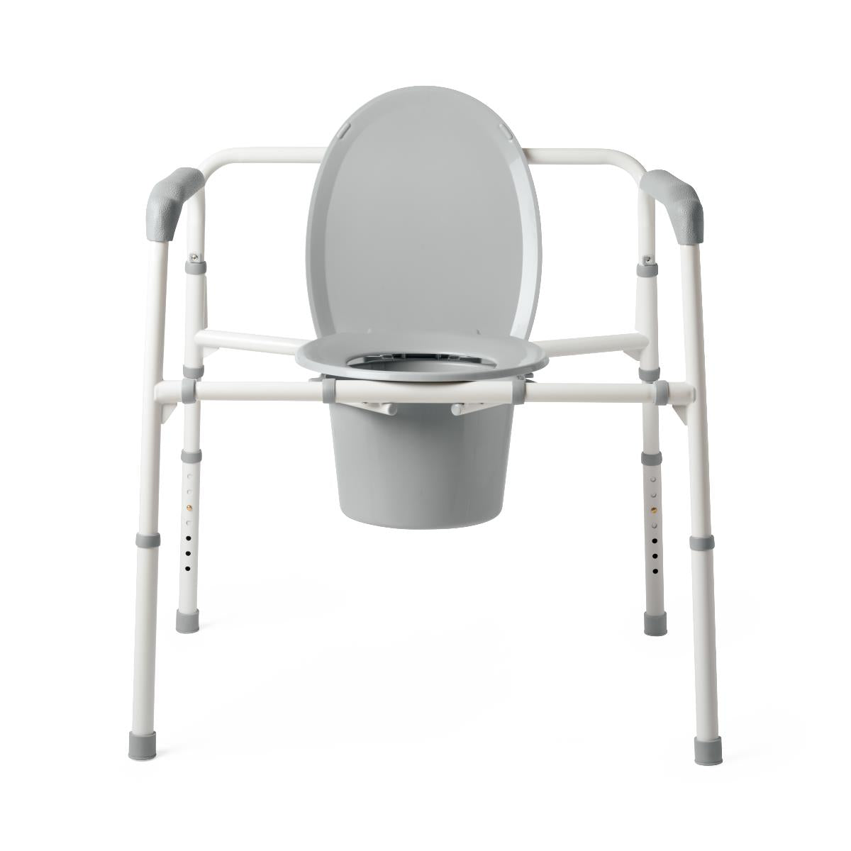Medline Steel Extra Wide Bariatric Folding Commode - primehubstore.shop Commodes