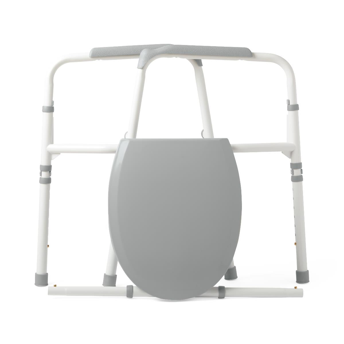Medline Steel Extra Wide Bariatric Folding Commode - primehubstore.shop Commodes