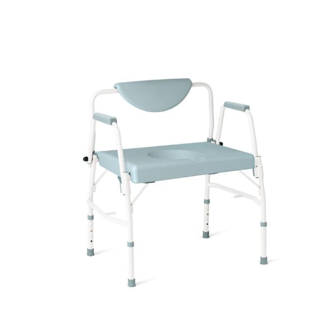 Medline Heavy Duty Bariatric Drop-Arm Commode - 1,000 Lb Weight Cap - primehubstore.shop Commodes