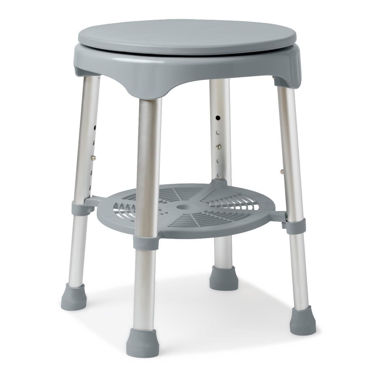 Medline Durable Lightweight 360 Swivel Shower Stool - Supports 300 lbs - primehubstore.shop Bath Stool