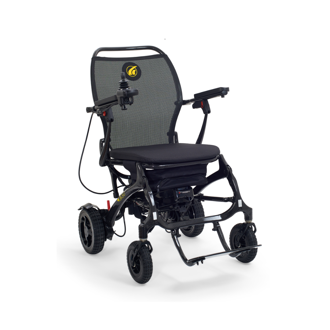 Golden Tech GP302 Cricket Carbon Fiber Foldable Travel Power Wheelchair - primehubstore.shop Power Chairs
