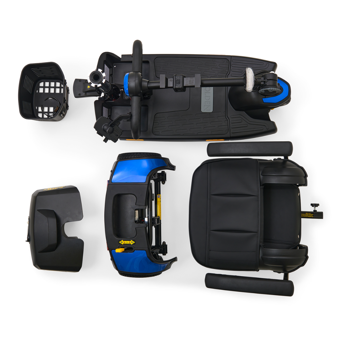 Golden Tech GB121B Buzzaround XLS-HD 3-Wheel Portable Scooter with Suspension - primehubstore.shop Mobility Scooters