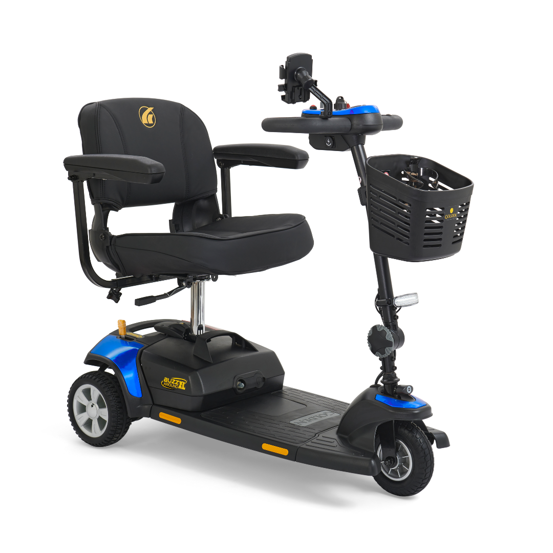 Golden Tech GB121 Buzzaround XL 3-Wheel Mobility Scooter - primehubstore.shop Mobility Scooters