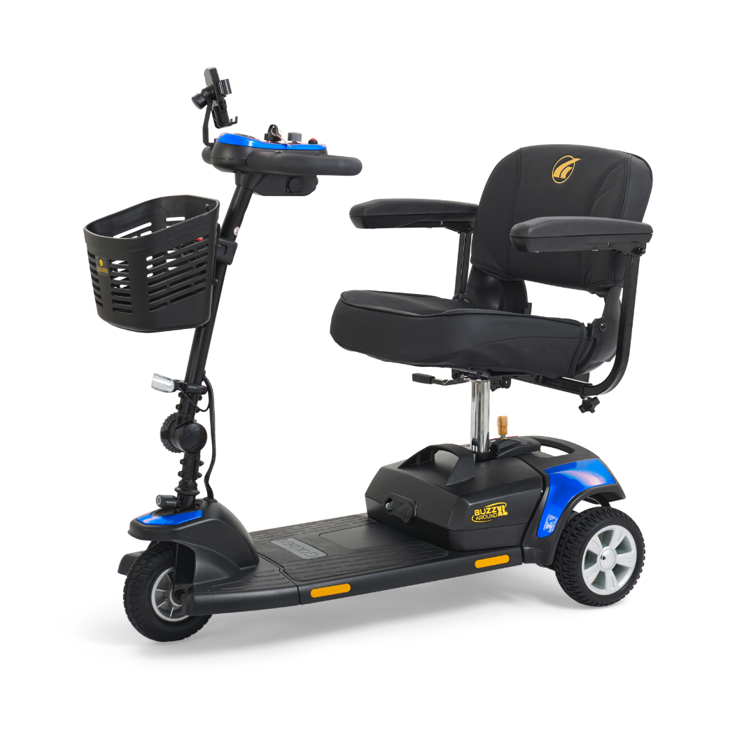 Golden Tech GB121 Buzzaround XL 3-Wheel Mobility Scooter - primehubstore.shop Mobility Scooters