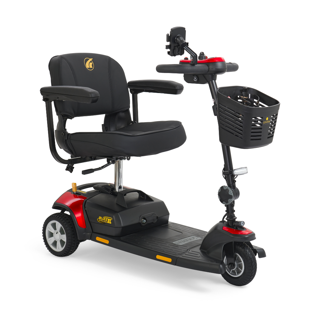 Golden Tech GB121 Buzzaround XL 3-Wheel Mobility Scooter - primehubstore.shop Mobility Scooters