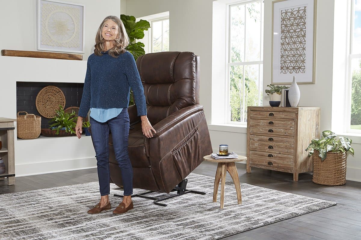 Golden Tech PR446 DeLuna™ Series Dione Luxury Power Lift Recliners - primehubstore.shop Recliners