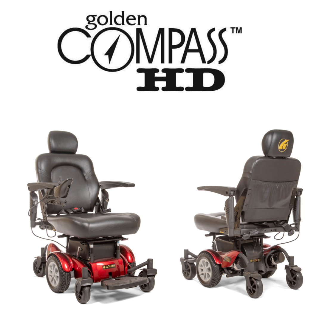 Golden Tech GP620M Compass HD Bariatric Power Chair - primehubstore.shop Power Chairs