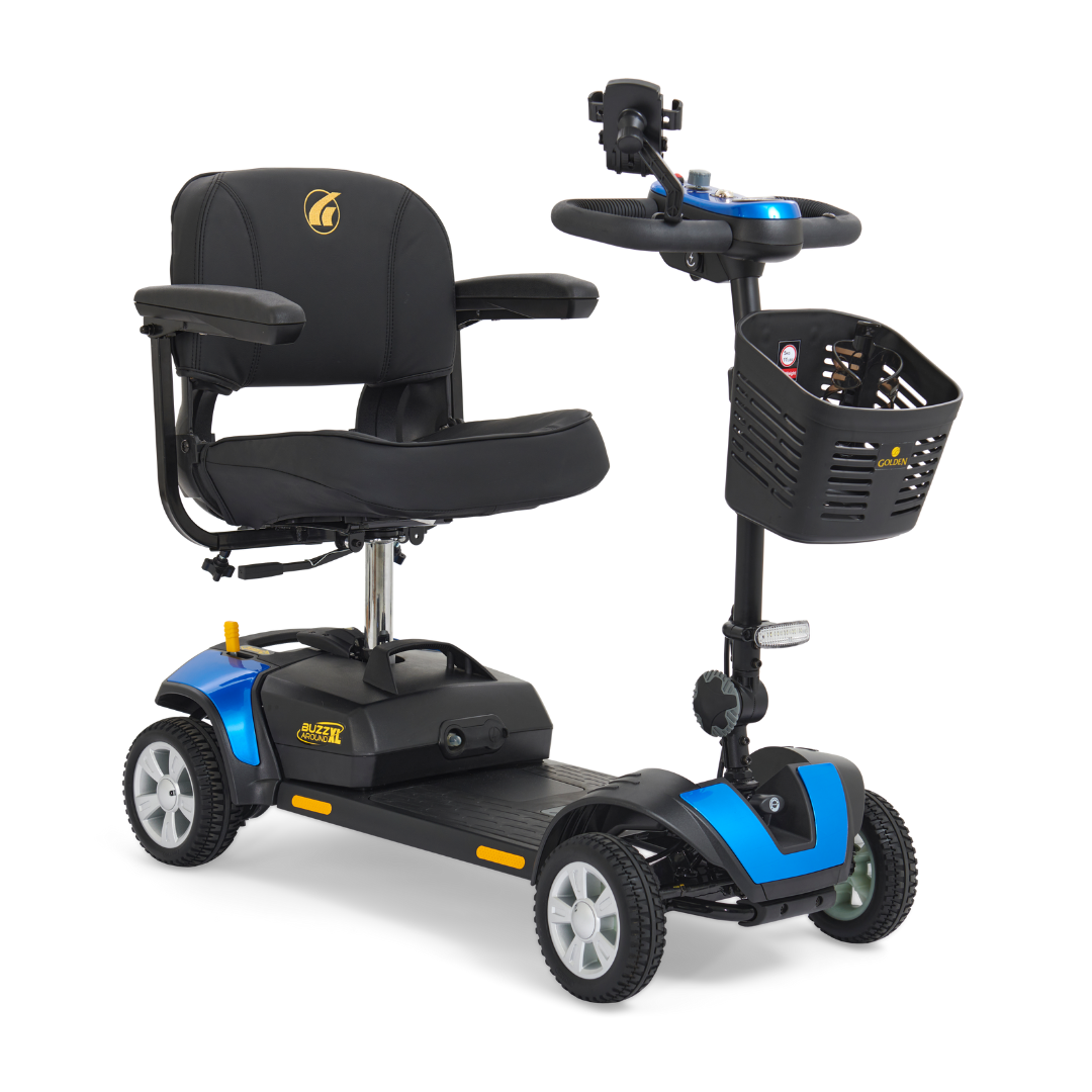 Golden Tech GB124 Buzzaround XL 4-Wheel Long Range Mobility Scooter - primehubstore.shop Mobility Scooters