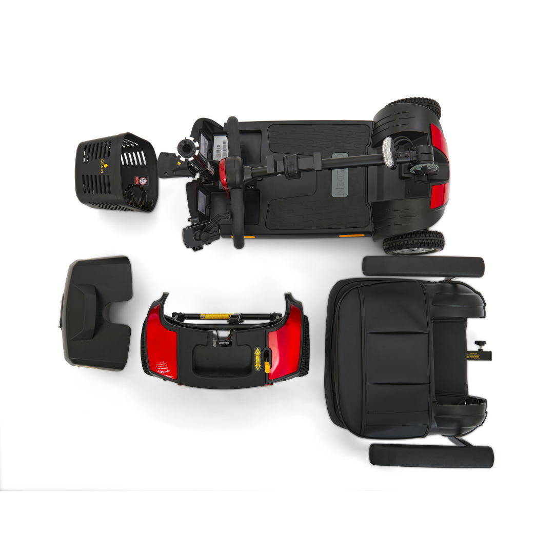 Golden Tech GB124 Buzzaround XL 4-Wheel Long Range Mobility Scooter - primehubstore.shop Mobility Scooters