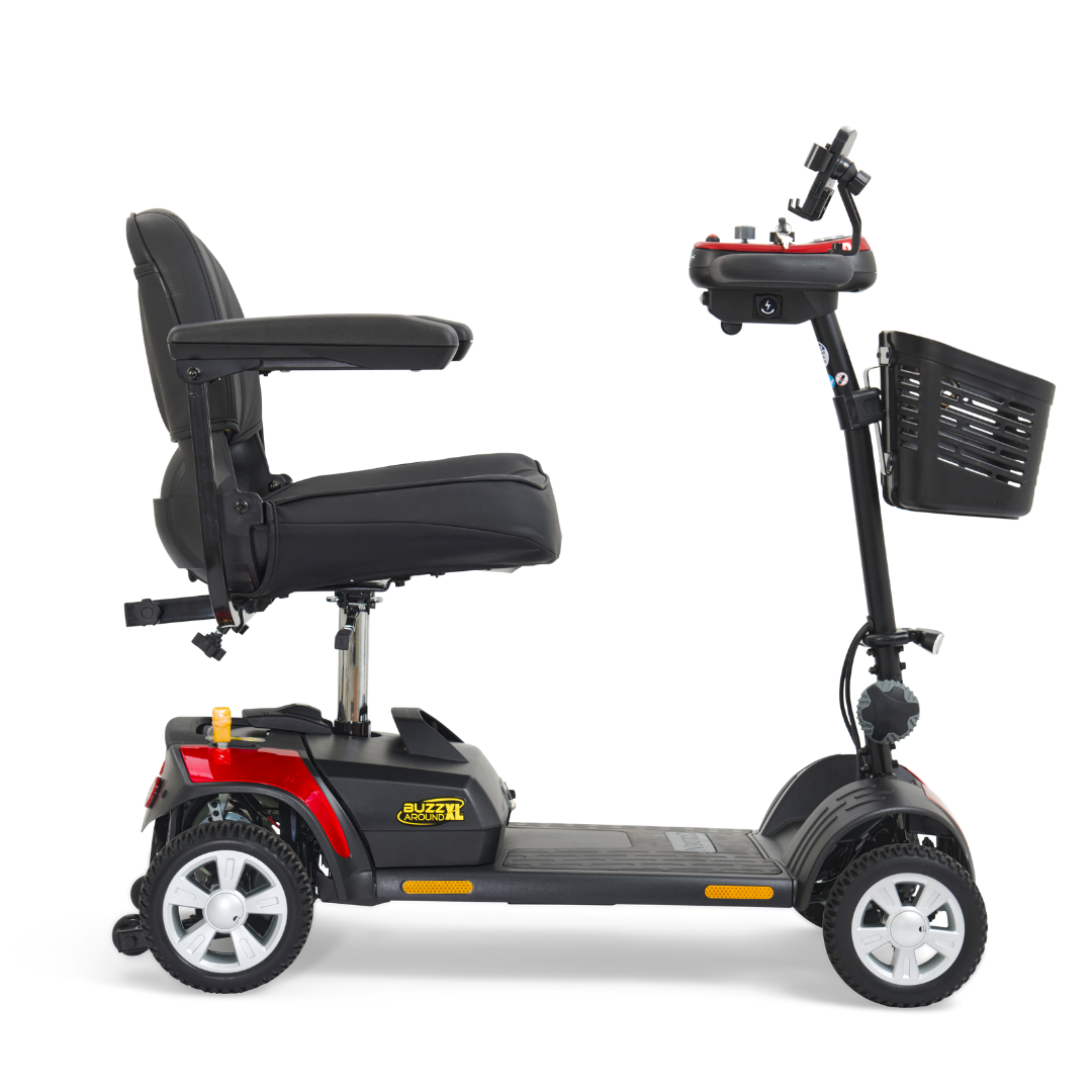 Golden Tech GB124 Buzzaround XL 4-Wheel Long Range Mobility Scooter - primehubstore.shop Mobility Scooters