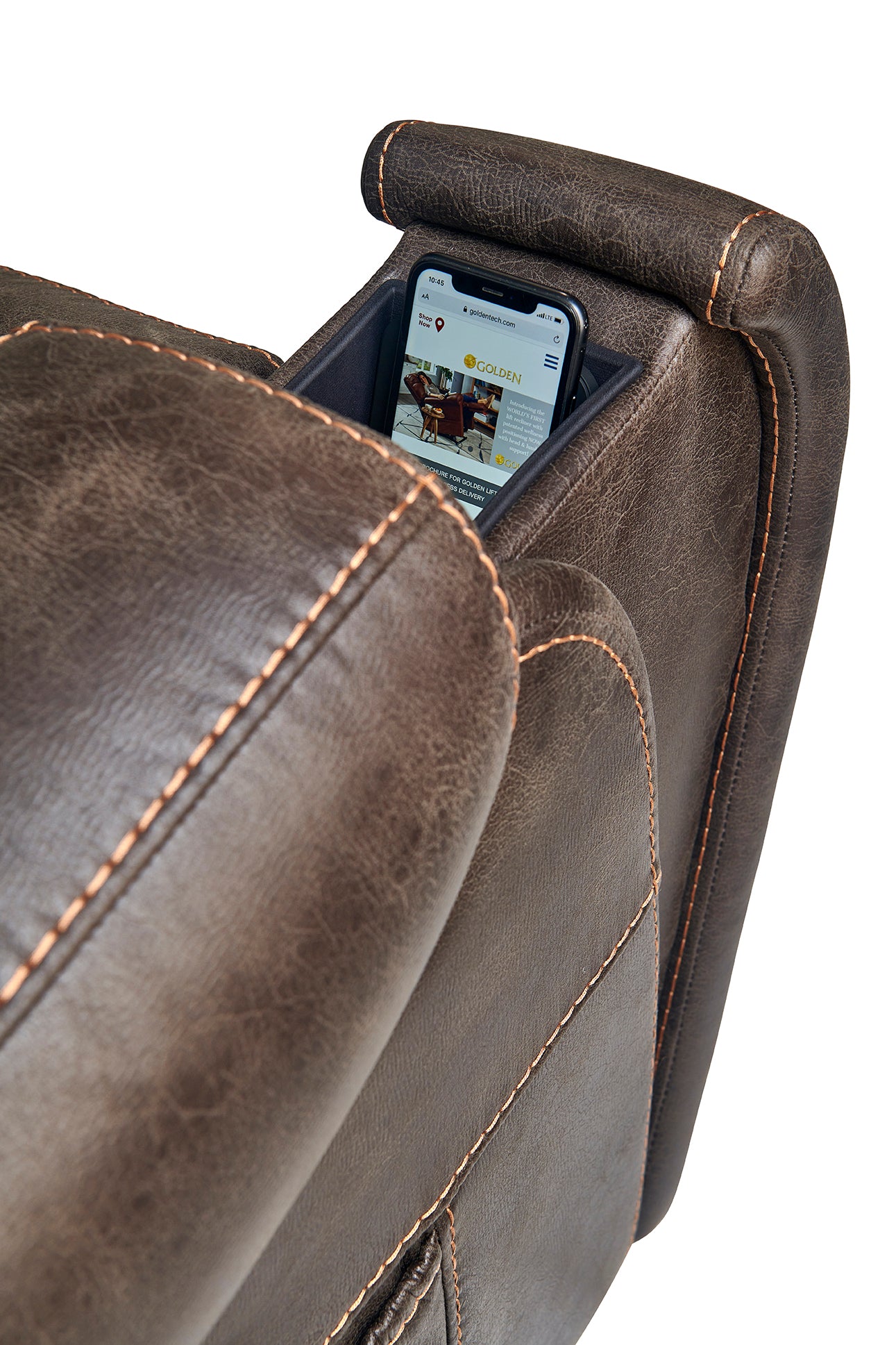 Golden Tech PR448 Titan Luxury Reclining Power Lift Chair - Built in Table - primehubstore.shop Assisted Lift Chairs