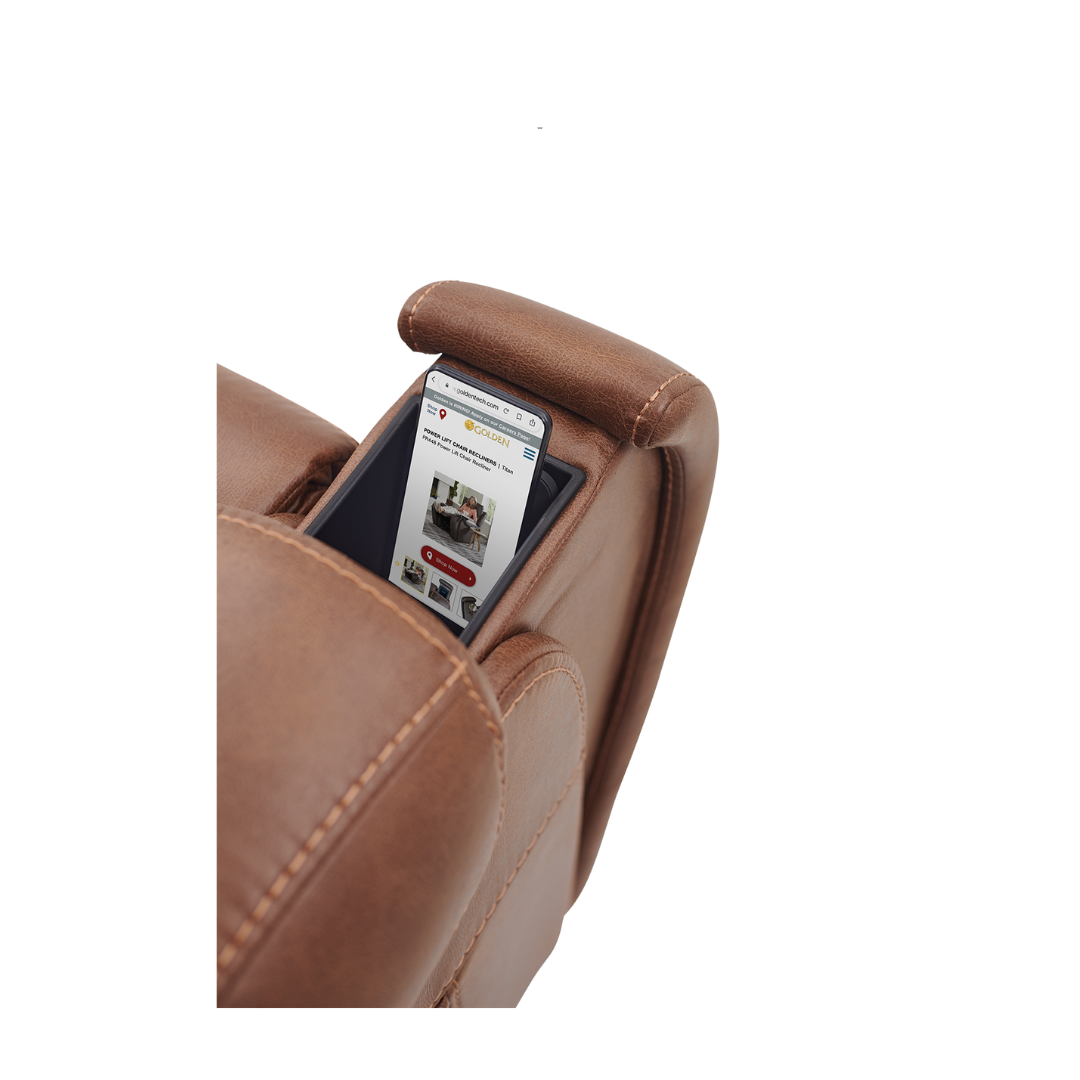 Golden Technologies Titan Luxury Reclining Power Lift Chair - Built in Table - primehubstore.shop Assisted Lift Chairs