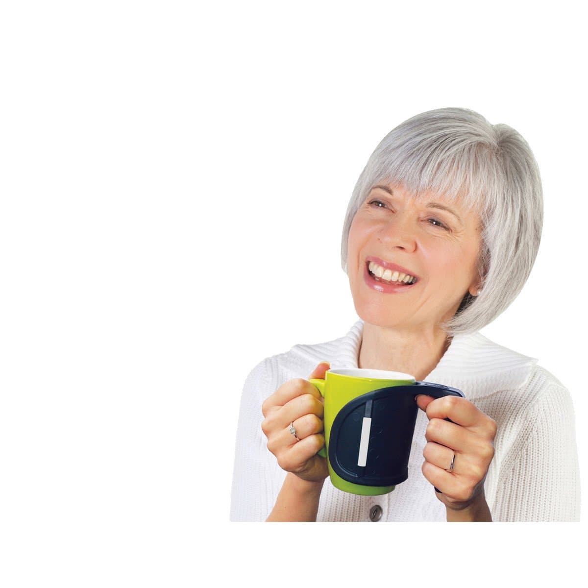 HealthSmart Duo Beverage Grip Handle for Mugs - Protects Hands from Hot Surfaces - primehubstore.shop Beverage Holder