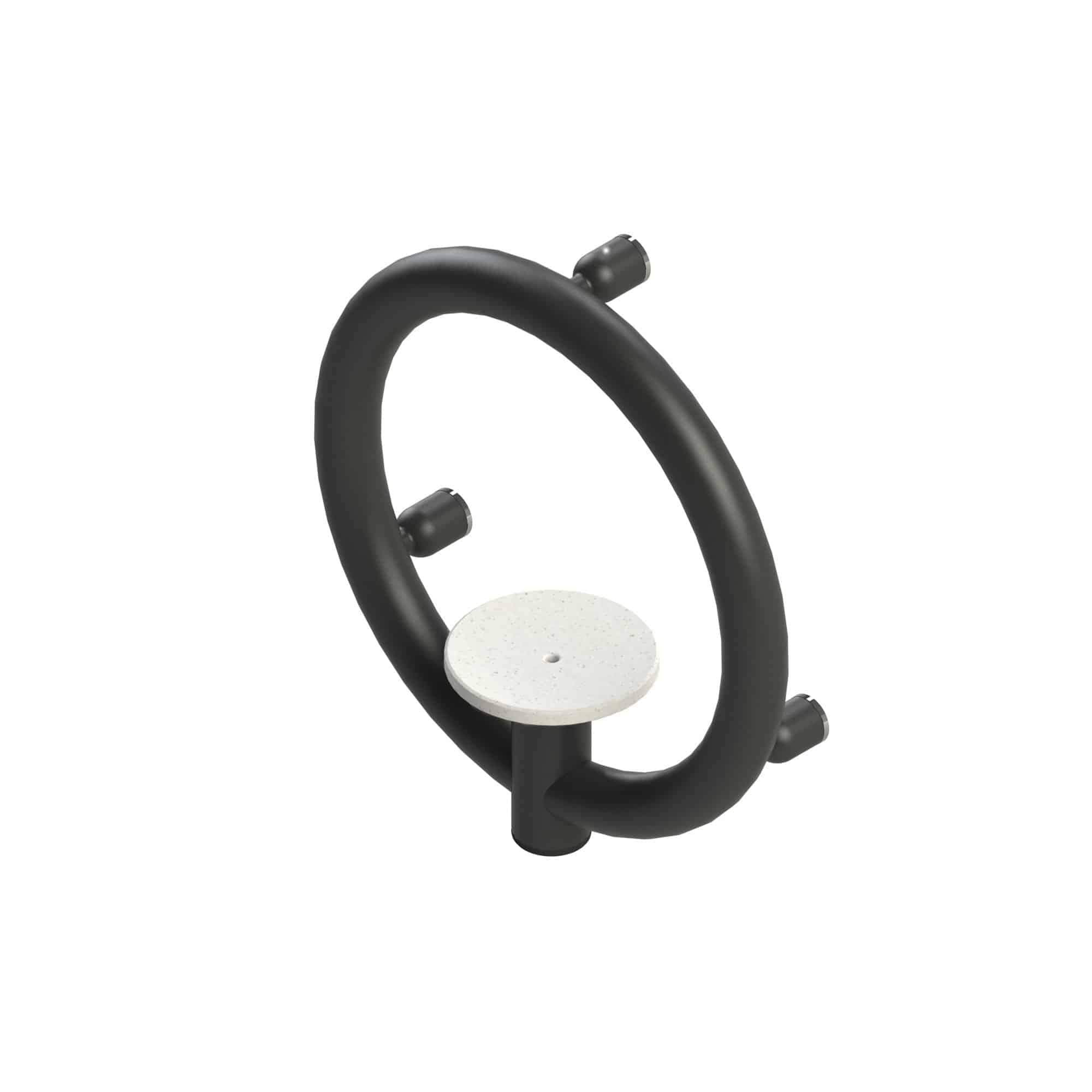 Invisia Modern Soap Dish with Safety Fall Prevention Grab Ring - 500 lb Cap - primehubstore.shop Grab Bars & Safety Rails