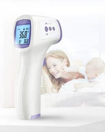 No Touch Infrared Digital Forehead/Surface Thermometer  - 1 Second Response Time - primehubstore.shop Infrared Thermometers
