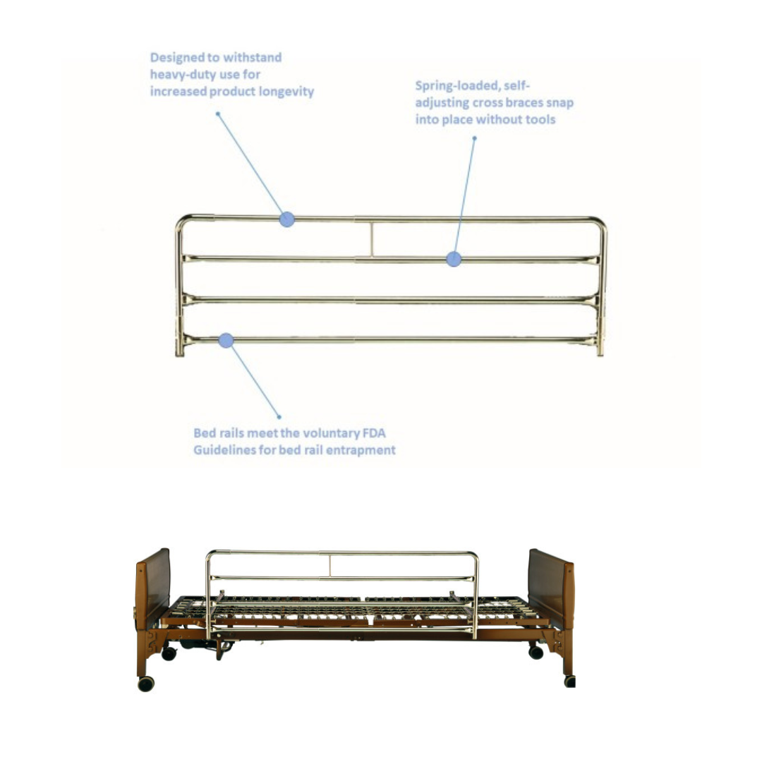 Invacare Full Electric Homecare Bed Packages - Rail and Mattress Options - primehubstore.shop Bed Packages