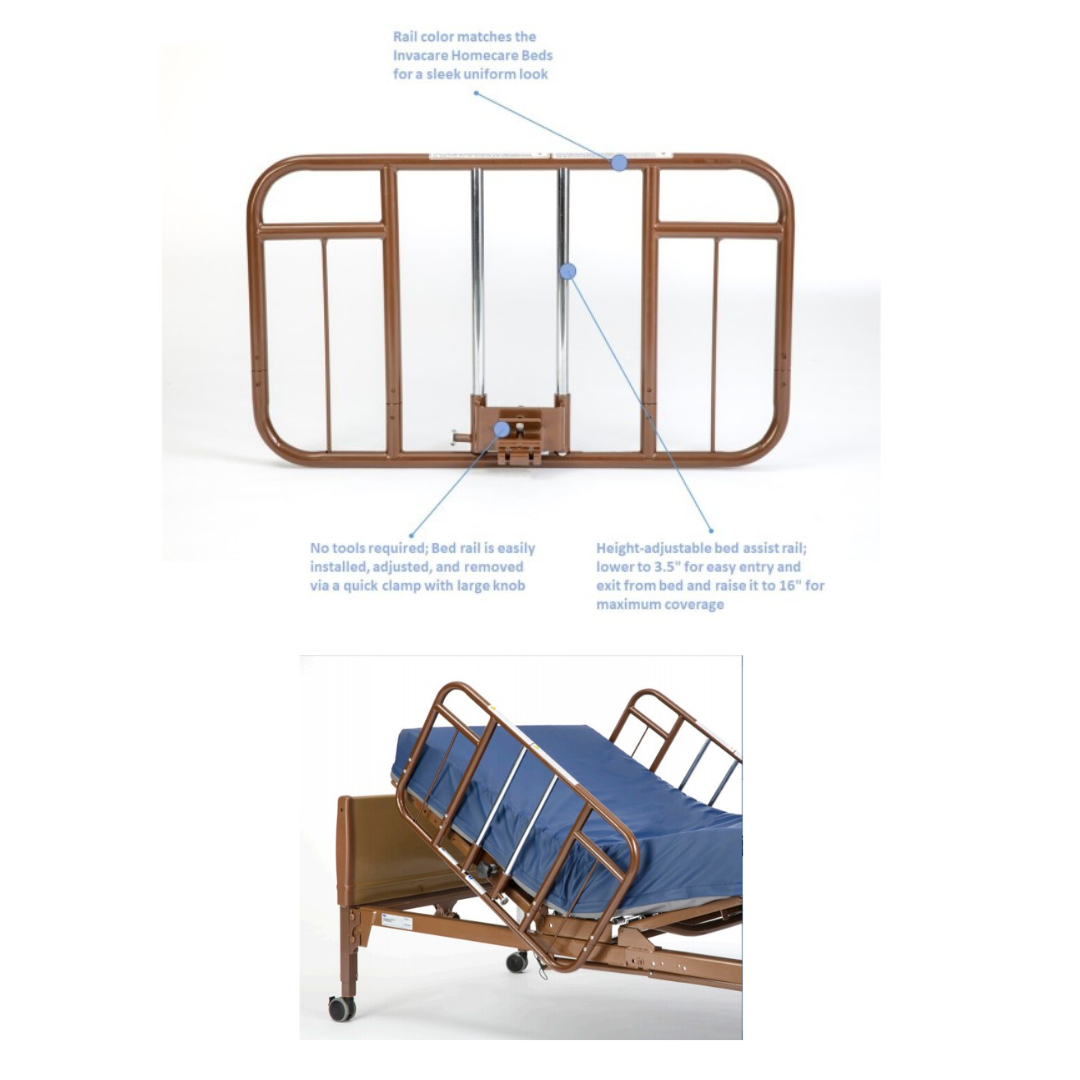 Invacare Full Electric Homecare Bed Packages - Rail and Mattress Options - primehubstore.shop Bed Packages