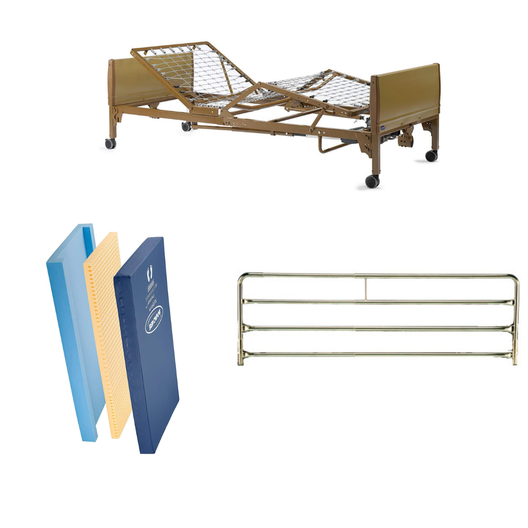 Invacare Full Electric Homecare Bed Packages - Rail and Mattress Options - primehubstore.shop Bed Packages