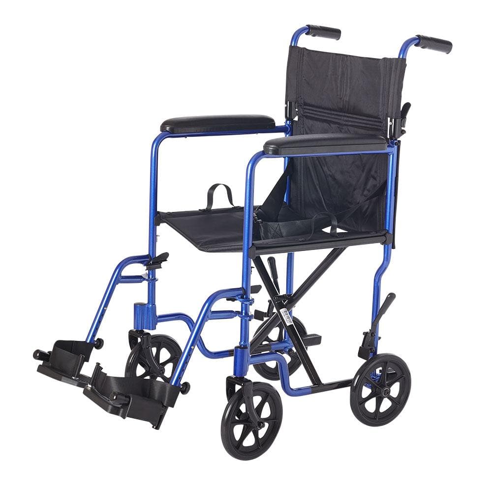 Lifestyle Mobility Aids 19" Aluminum Companion Transport Chair - primehubstore.shop Transport Chairs