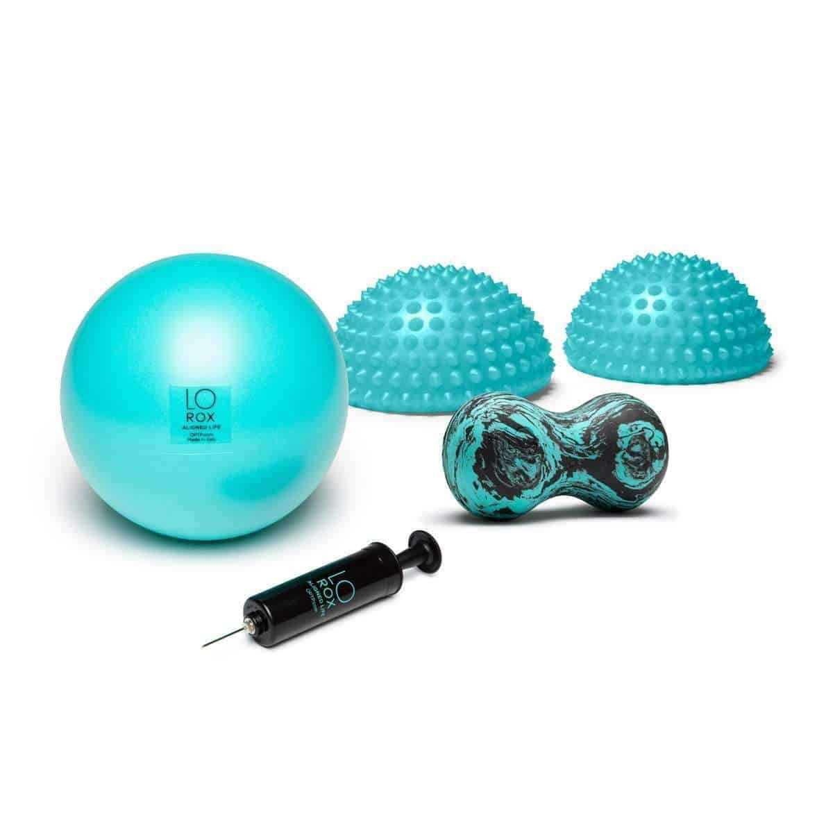 LoRox Aligned Life Set - Includes Aligned Rollers, Infinity Roll, Domes, & Sphere - primehubstore.shop Foam Rollers