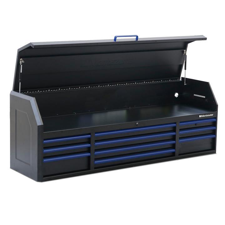 Montezuma 72 X 20 Inch Tool Box & Rolling Tool Cabinet With Multiple Power Outlets - primehubstore.shop Tool Cabinets