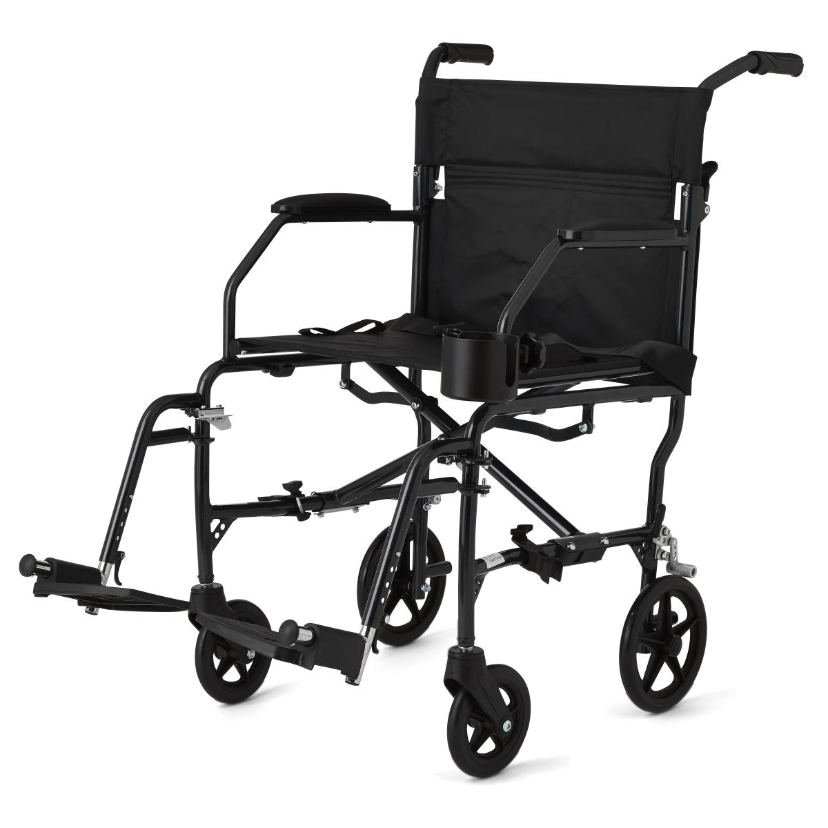 Medline Ultralight Folding Transport Chair - Weighs Only 14.8 lbs - primehubstore.shop Transport Chairs