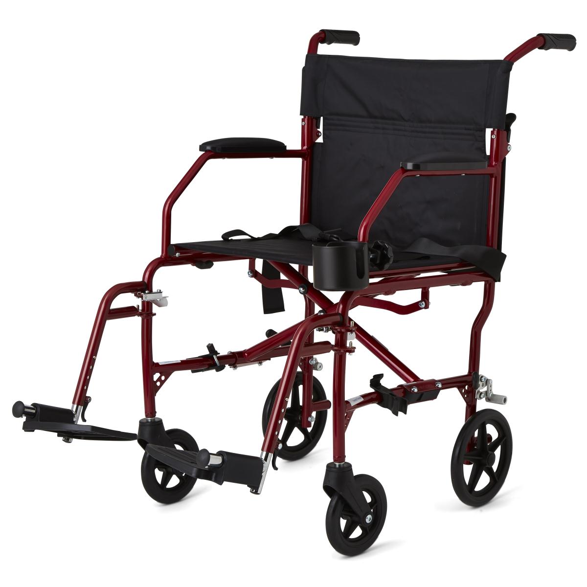 Medline Ultralight Folding Transport Chair - Weighs Only 14.8 lbs - primehubstore.shop Transport Chairs