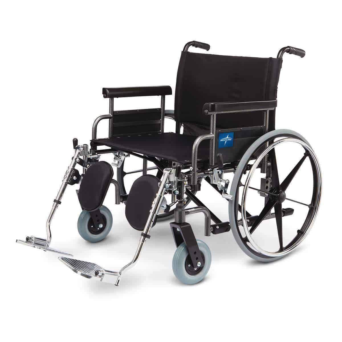 Medline Excel Shuttle Bariatric Extra Wide Transport Wheelchairs - primehubstore.shop Wheelchairs