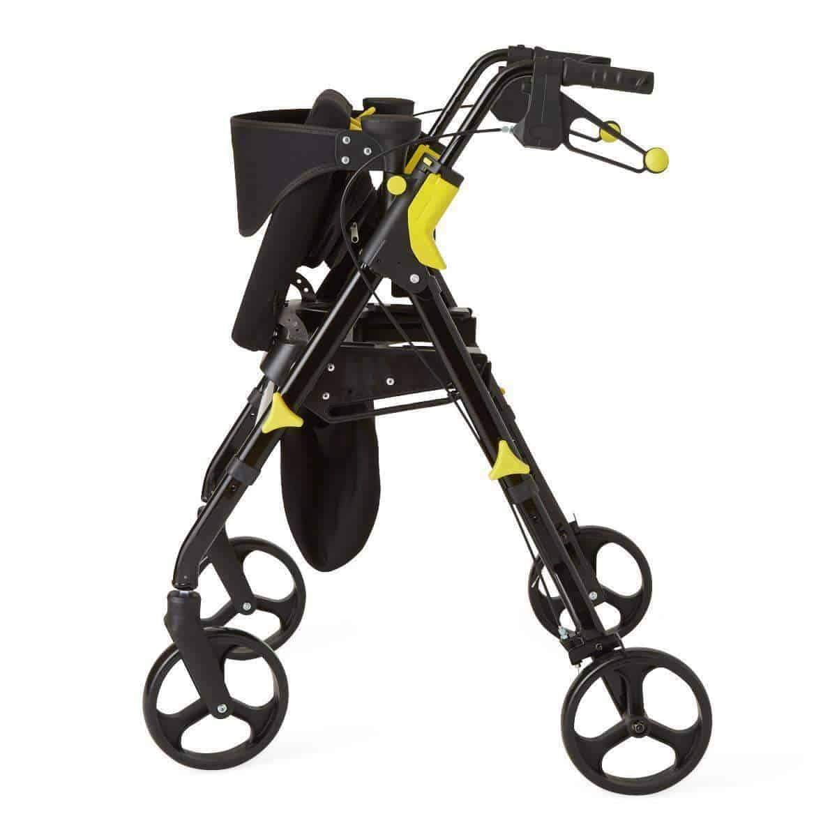 Medline Premium Empower Folding Mobility Rollator Walker with 8" Wheels - primehubstore.shop Rollators