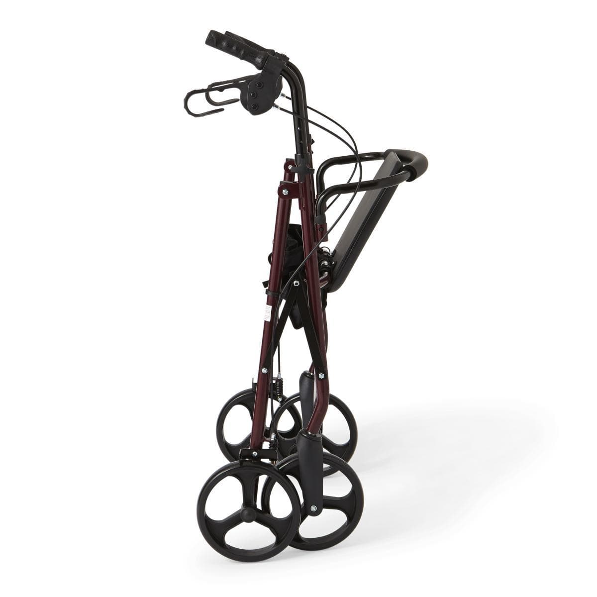 Medline Standard Steel Folding Rollator Adult Rolling Walker - primehubstore.shop Rollators
