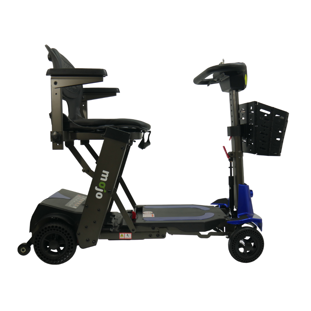 MOJO Lightweight Automatic Folding Travel Scooter - Airline Approved MJ101 - Open Box - primehubstore.shop Mobility Scooters