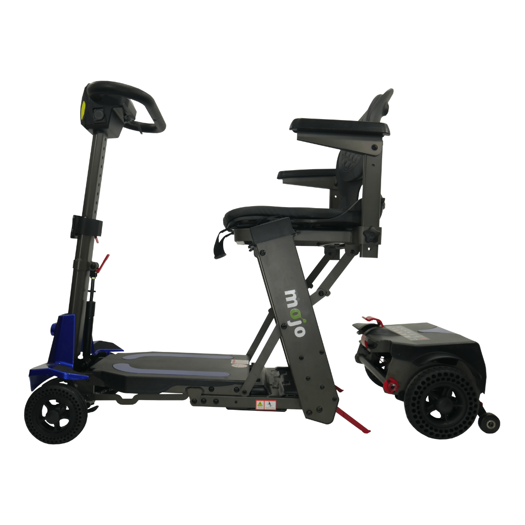 MOJO Lightweight Automatic Folding Travel Scooter - Airline Approved MJ101 - Open Box - primehubstore.shop Mobility Scooters