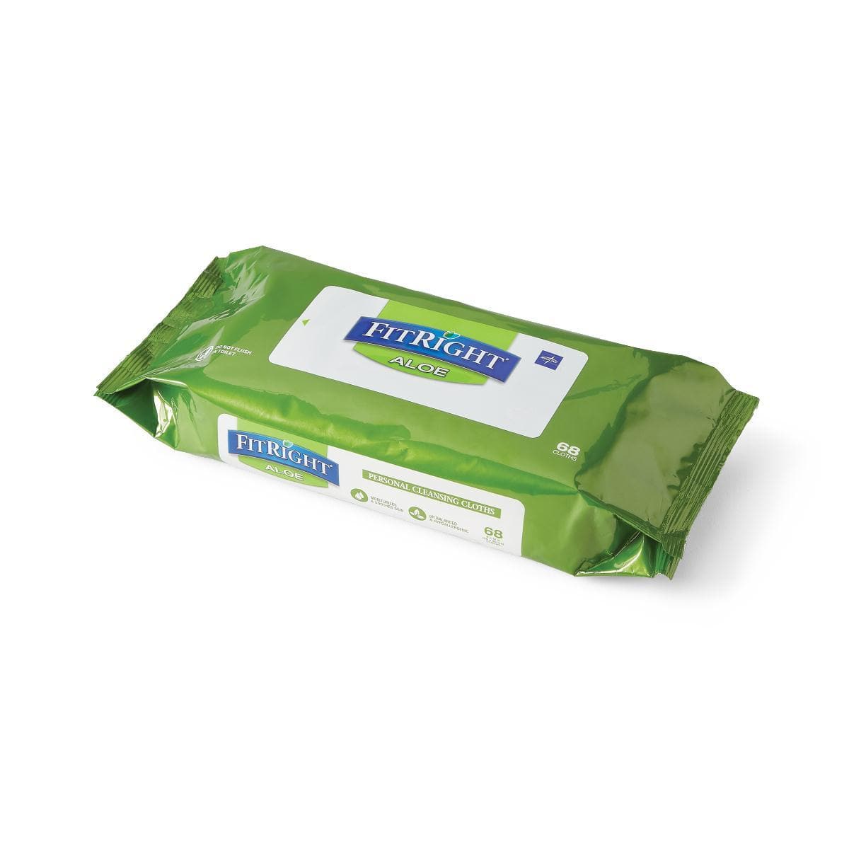 FitRight Large Personal Cleansing Wipes - Aloe Scented - Packs of 68 - primehubstore.shop Cleansing Wipes