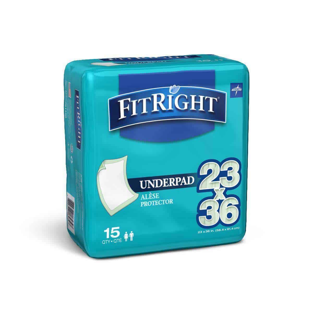 FitRight Ultra Hospital-Quality Disposable Underpads - primehubstore.shop Incontinence