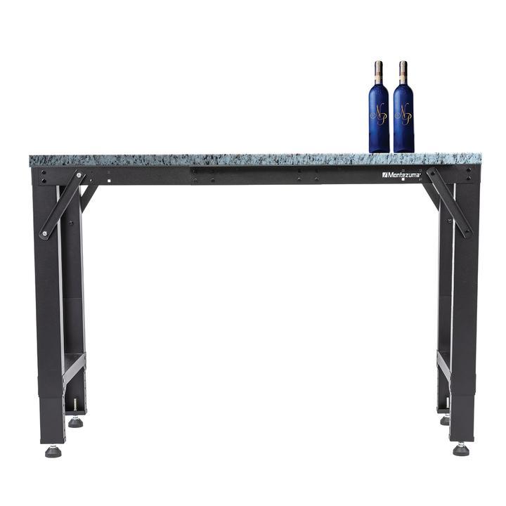 Montezuma Adjustable Steel Frame Work Bench - 4, 5 or 6 Foot Adjustments - primehubstore.shop workbench
