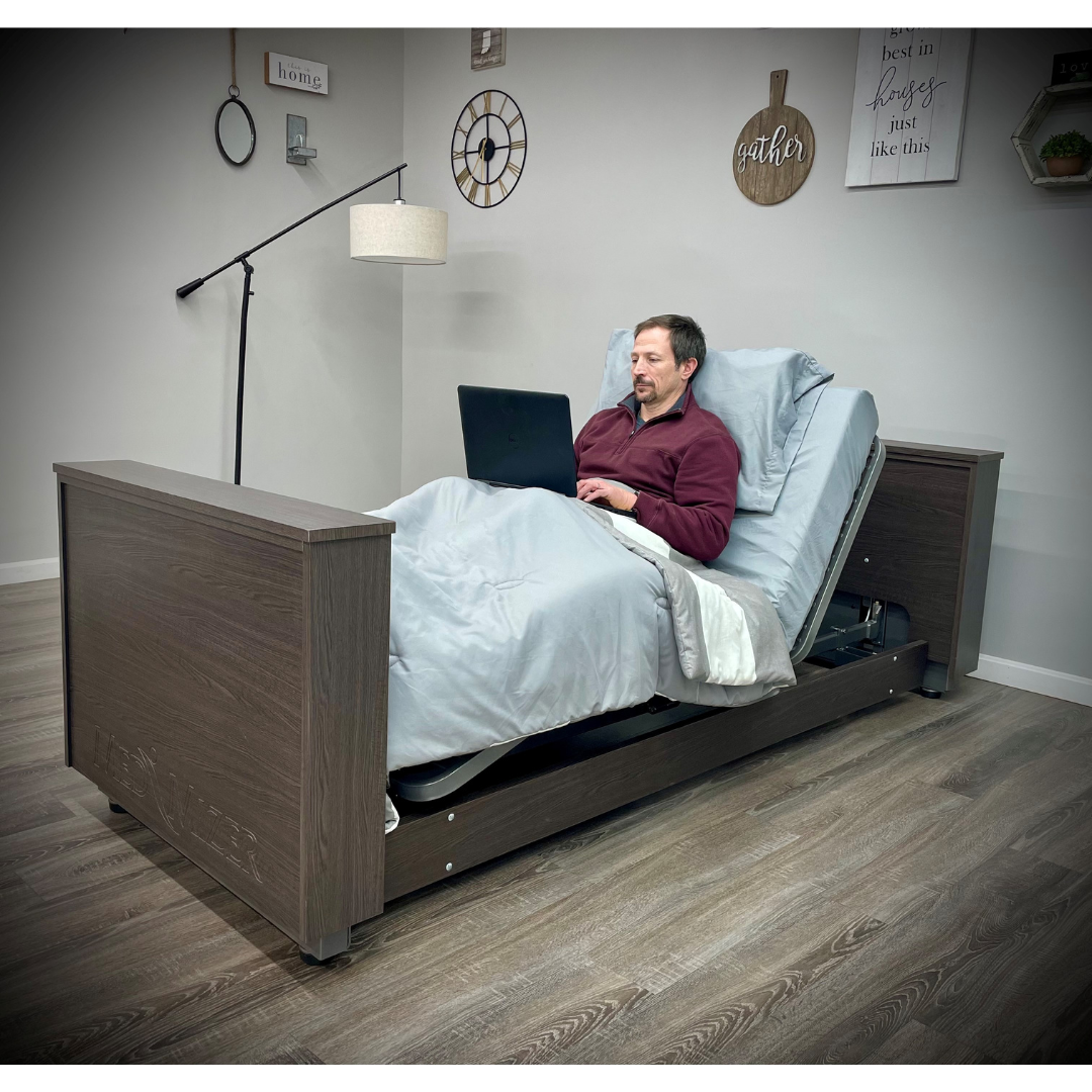 Med Mizer SelectCare Hi/Lo Full Electric Bariatric Bed with Width Expansion - primehubstore.shop Bed Packages