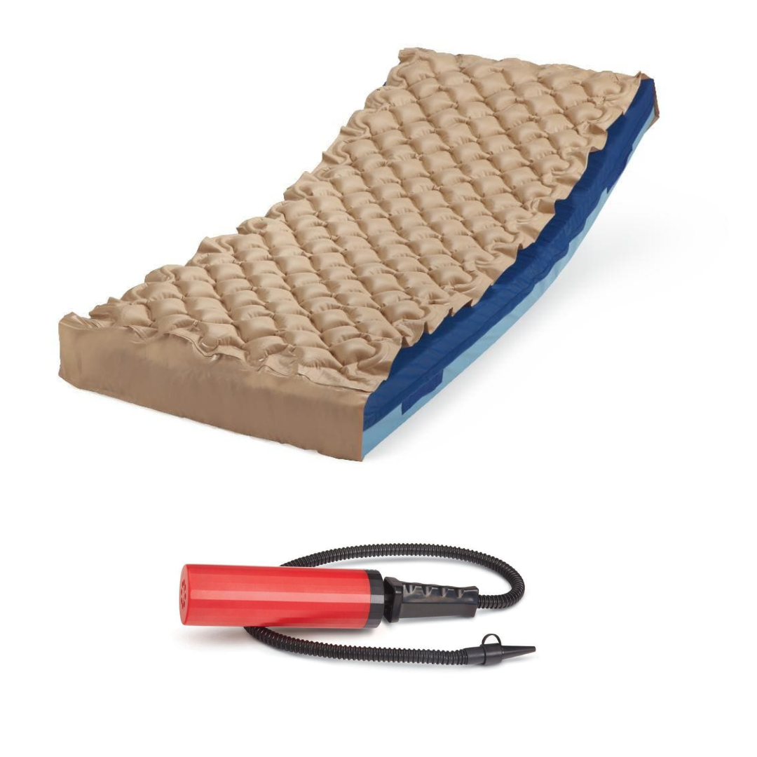 Medline AirOne Homecare Alternating-Pressure Pad with Hand Pump - 33" x 68" - primehubstore.shop Alternating Pressure Pads