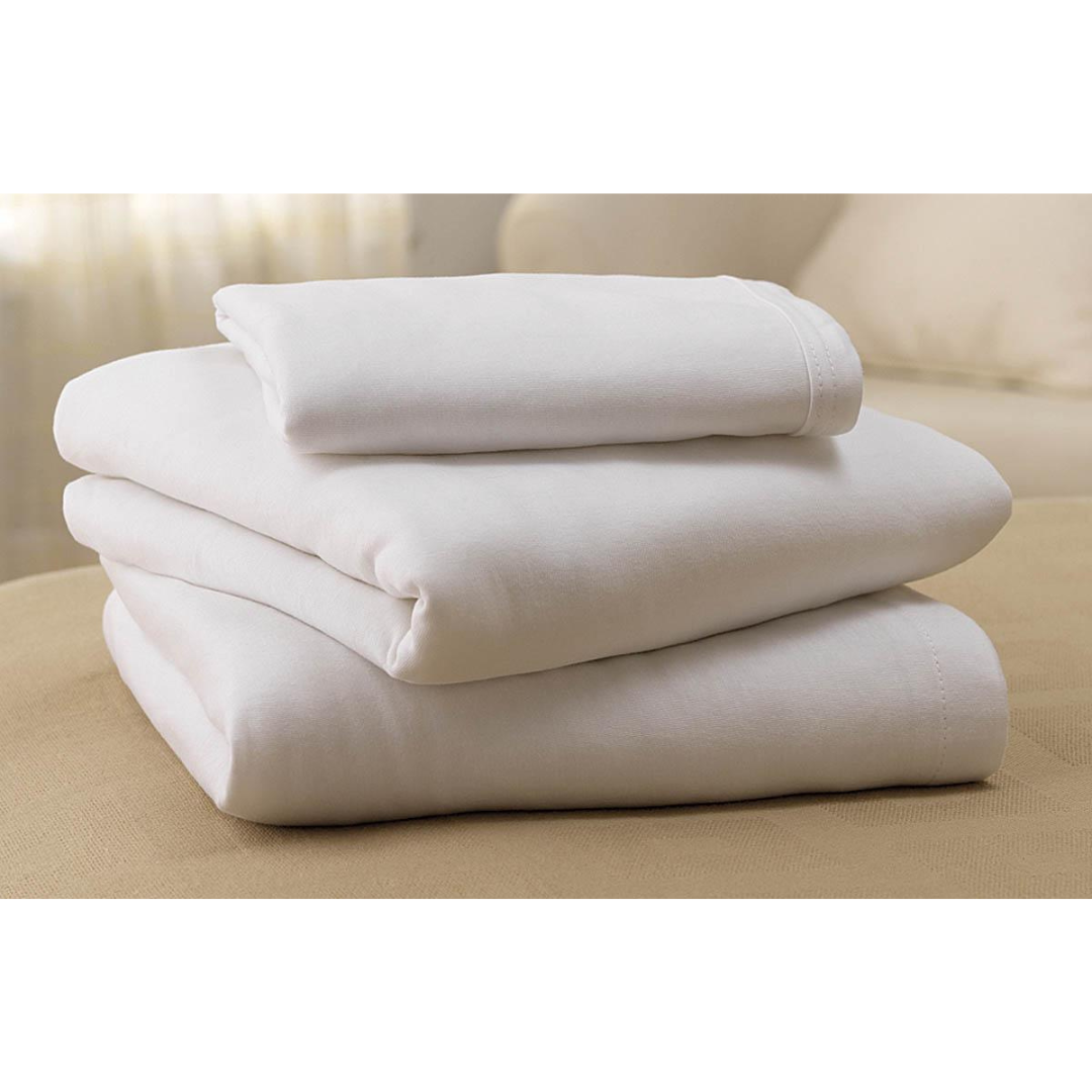 Medline Soft-Fit Knitted Contour Bed Sheets - Pack of 12 - primehubstore.shop bed sheets