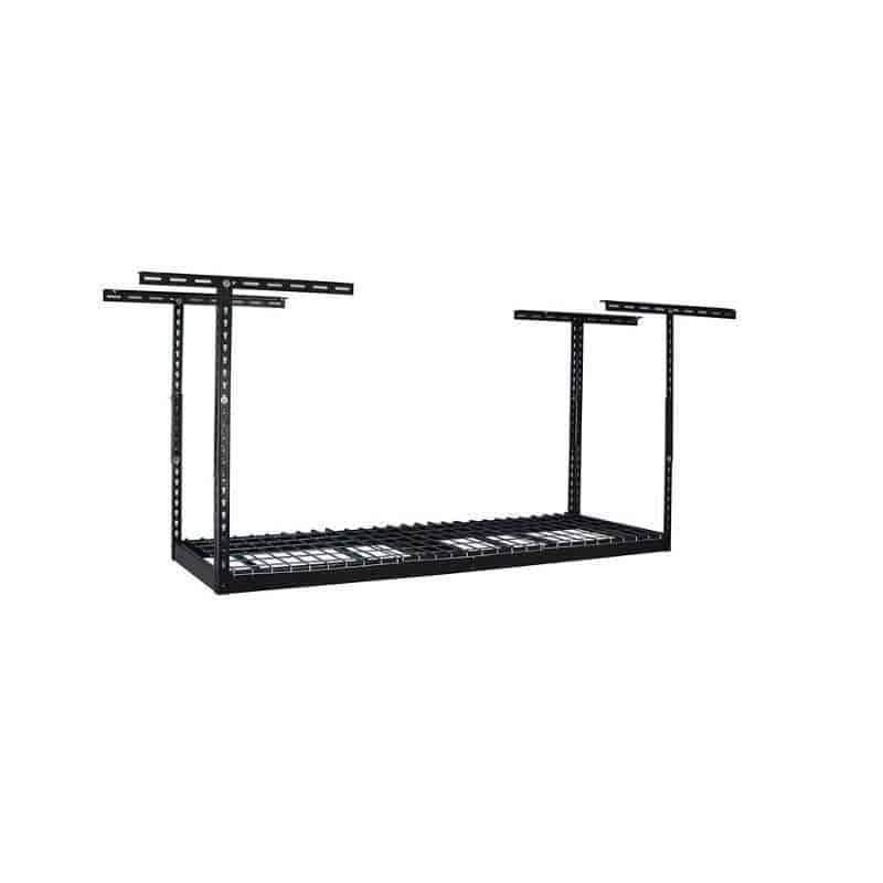 MonsterRax – 2×6 Overhead Garage Storage Rack – White - primehubstore.shop Storage Racks