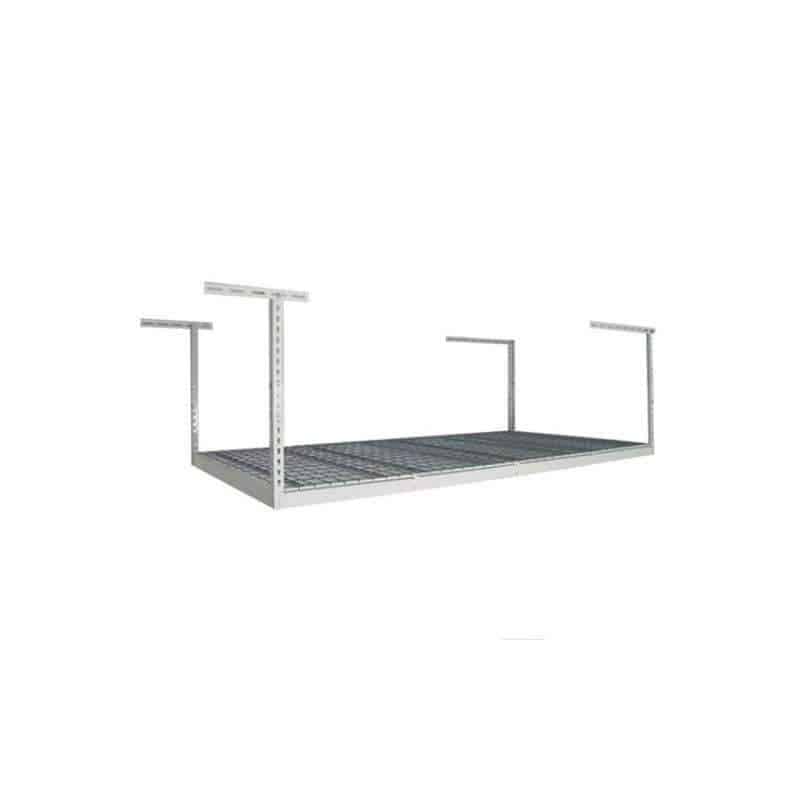 MonsterRax – 2×6 Overhead Garage Storage Rack – White - primehubstore.shop Storage Racks