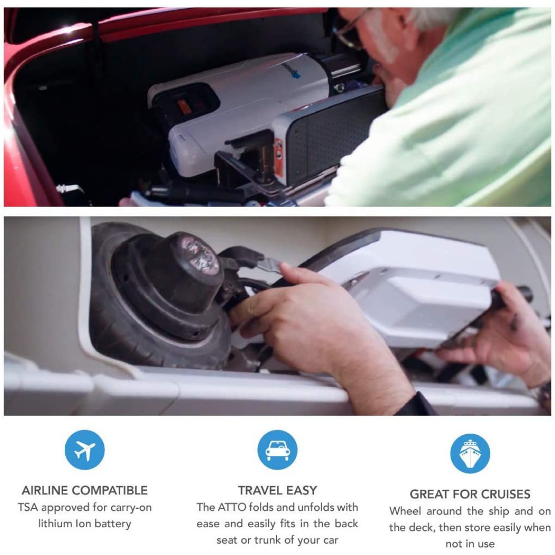 Moving Life ATTO Full-Size Folding Travel Scooter - Airline Approved - Blowout - primehubstore.shop Scooters