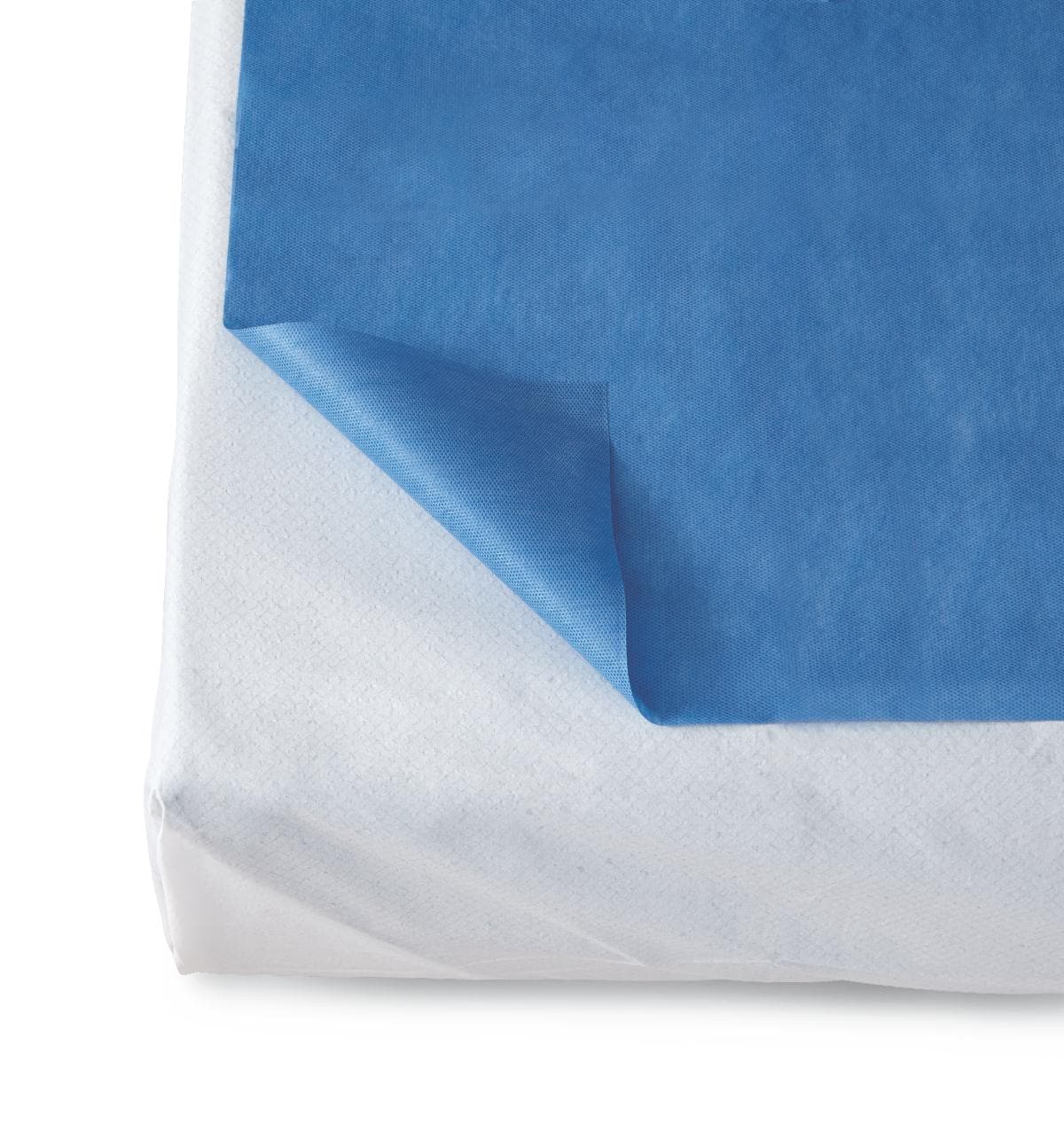 Medline  Disposable SMS Flat Bed Sheets - Dark Blue 40" x 84" - primehubstore.shop 