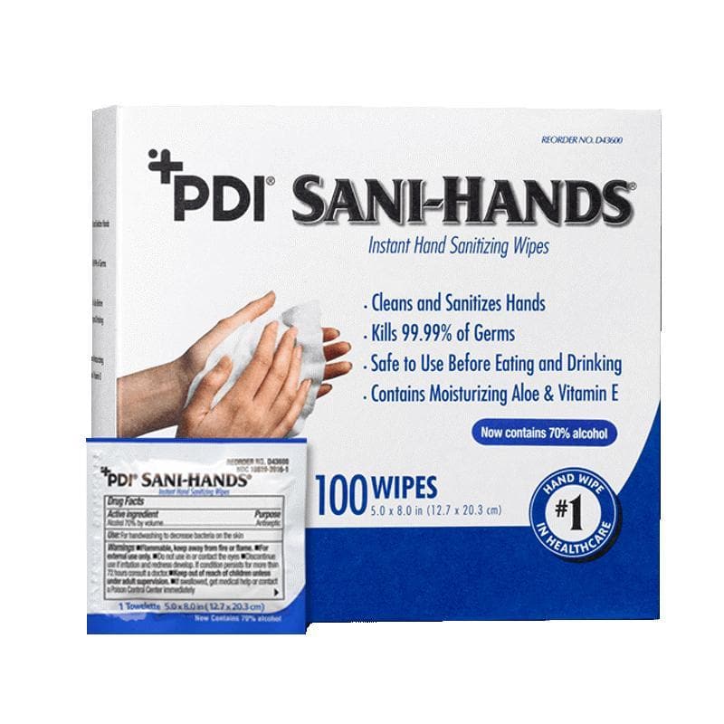 PDI Sani-Hands Instant Hand Sanitizing Wipes - Individually Wrapped - primehubstore.shop Hand Sanitizers