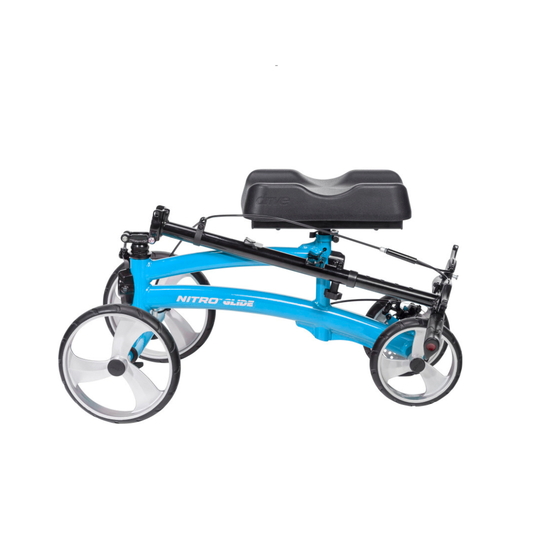 Drive Medical Nitro™ Glide Knee Walker with Basket - primehubstore.shop Knee Walkers