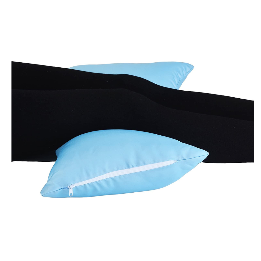 Nova Medical Butterfly Shaped Head & Neck Pillow with Removable Light Blue Satin Cover - primehubstore.shop Cervical Pillows